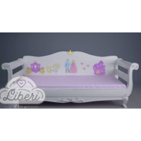Кроватка детская декорированная "Версаль"